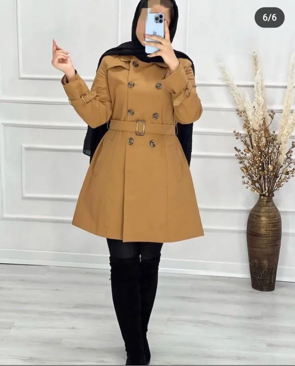 🍃نام: مانتو آستر دار پینک 
