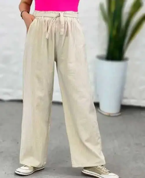 🌸 نام: شلوار لنین کتان
