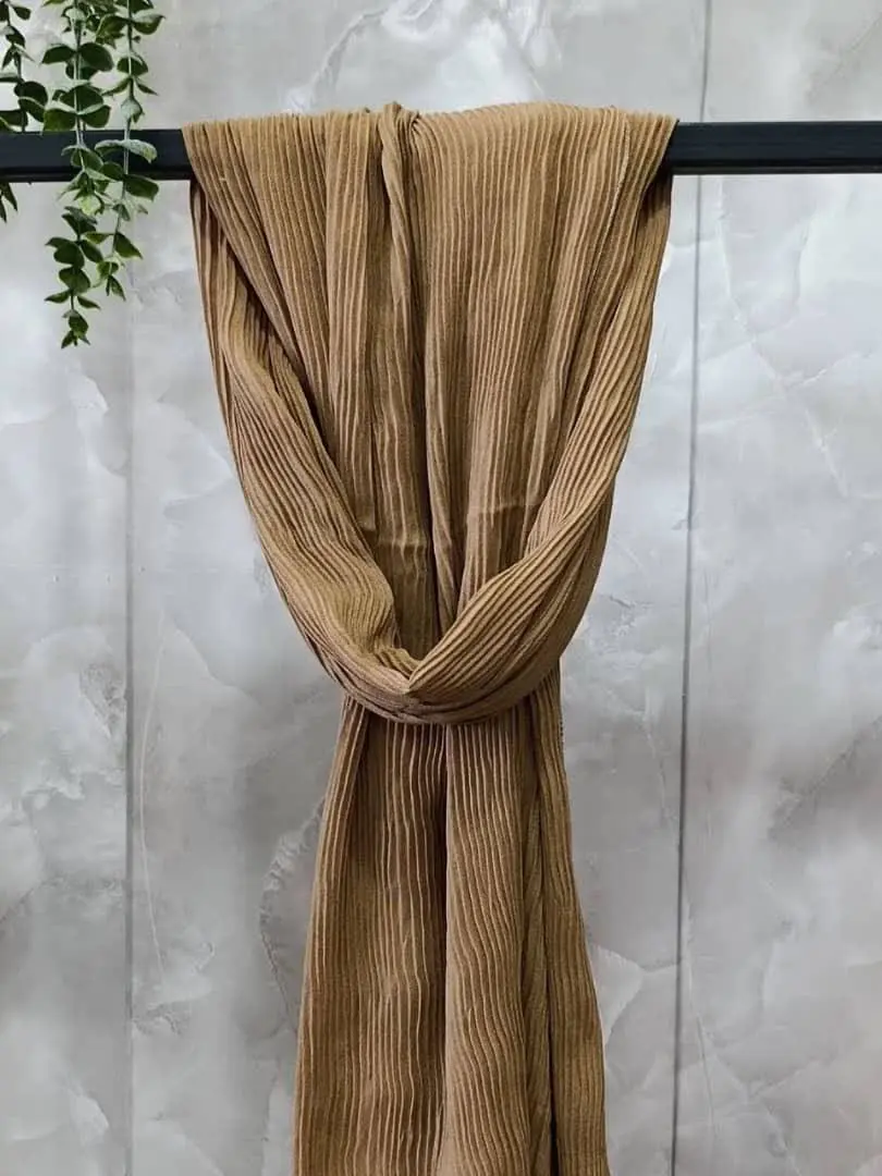 🔥 شال پلیسه دورلمه✨