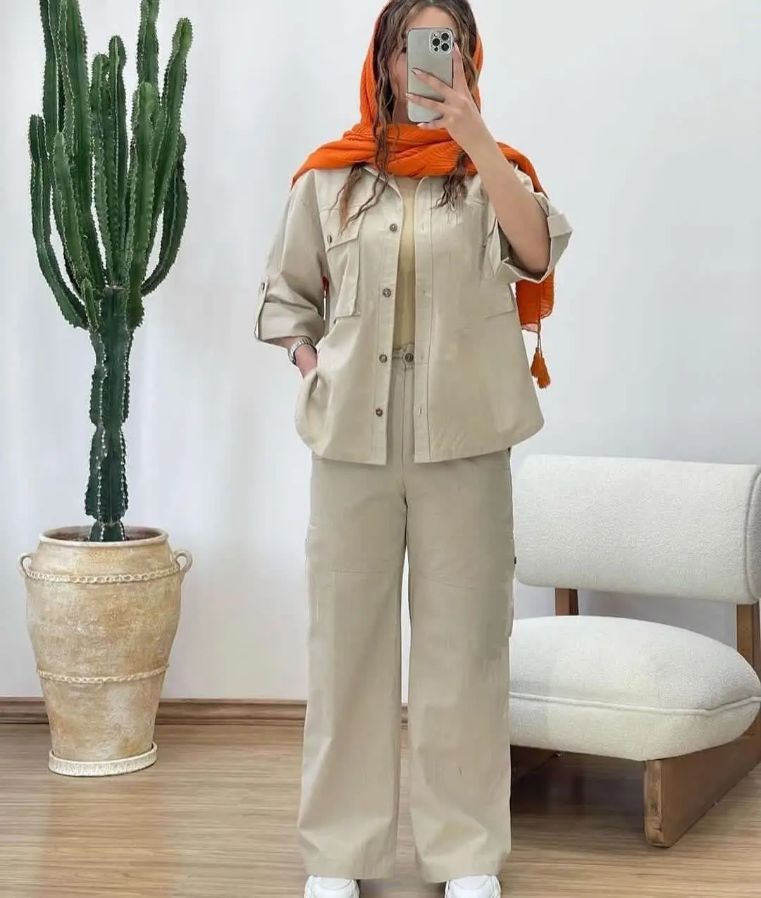 نام: ست مانتو شلوار کتان ۱۳۸۶
