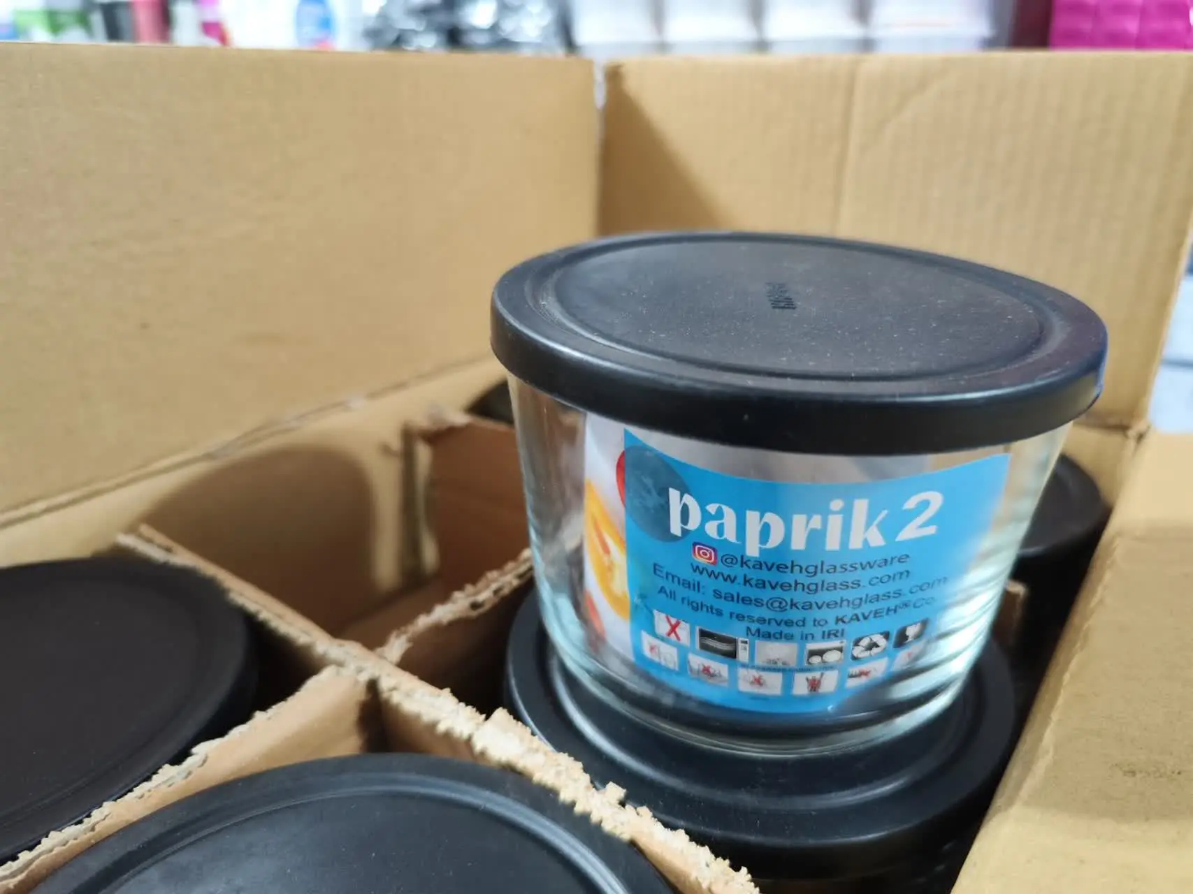 ظرف پاپریک سایز متوسط
