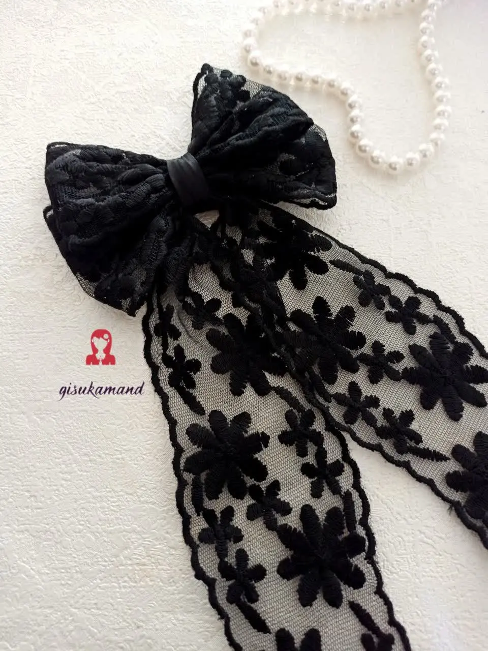 گلسر پاپیون دوبل دنباله دار گیپور 
