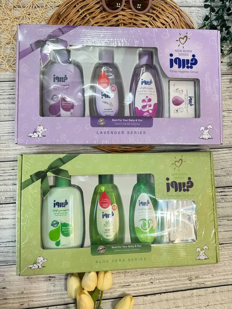 ست بهداشتی رایحه دار فیروز نوزادی و کودک کد ۳۳۹۰۰۲ 
