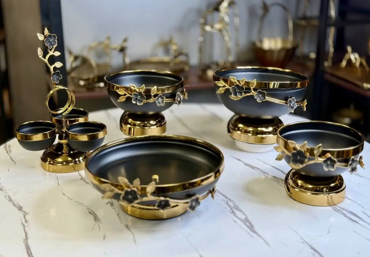 سرویس ۵ تکه گل شکوفه 
