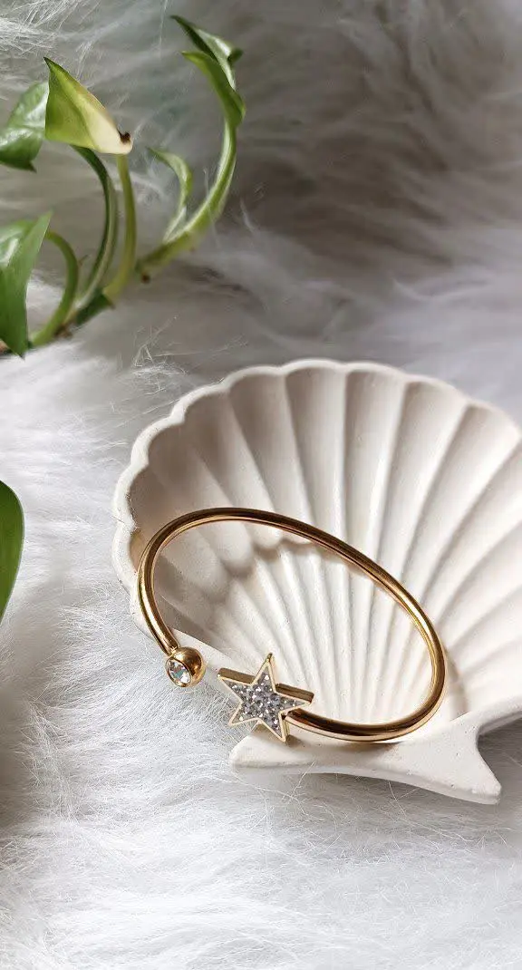 #دسبند طرح #ستاره نگین دار
