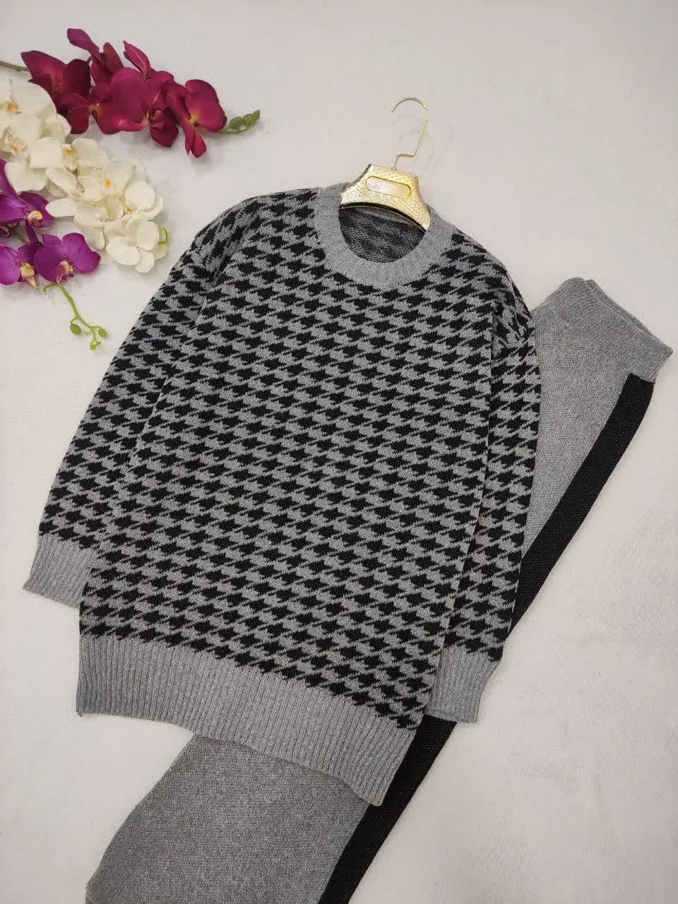 🍂نام: ست پیراهن و شلوار بافت نینا 
