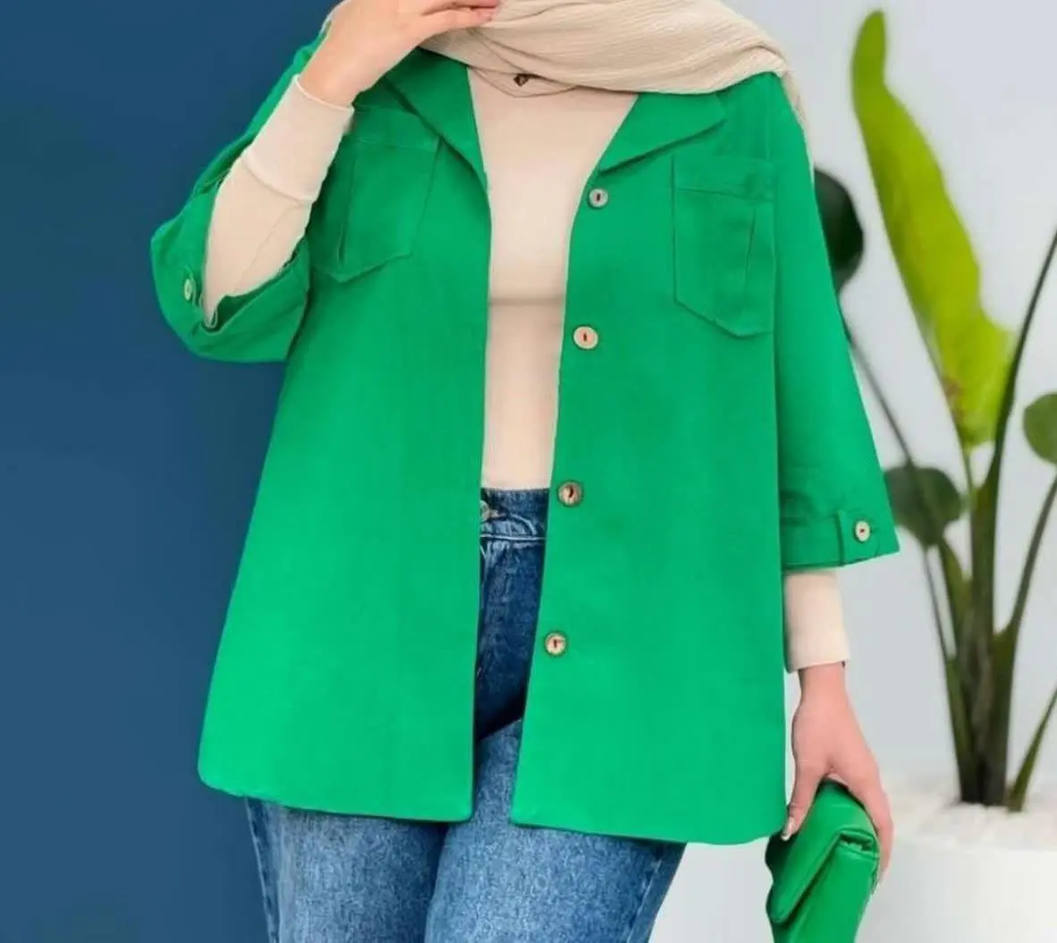 شومیز مانتویی گلاره