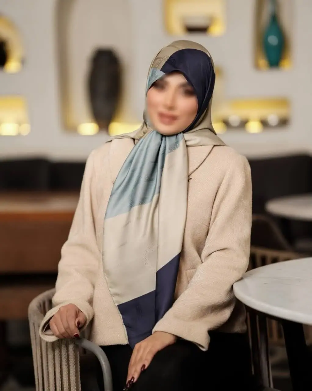 ✨روسری لاکچری ابریشم ژاکارد✨
