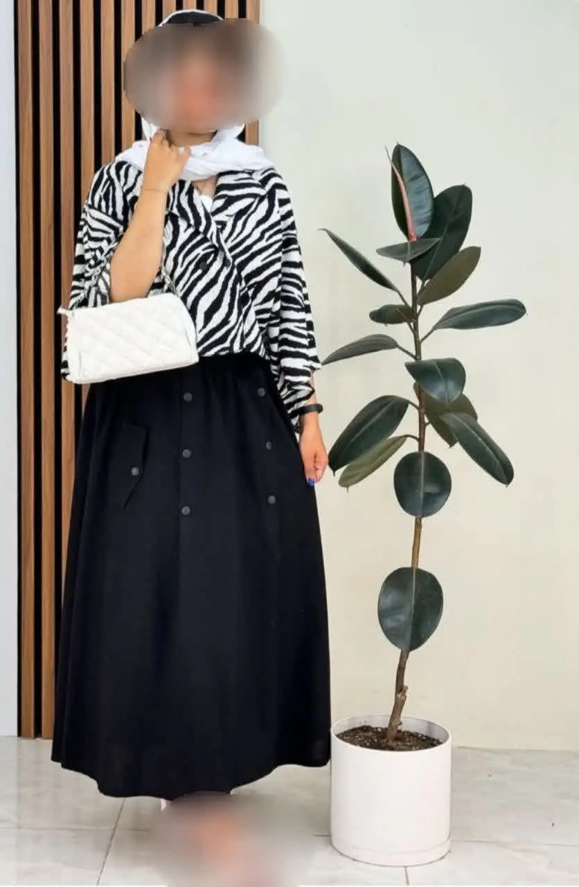 👚 نام: شومیز دامن طرحدار✔️
