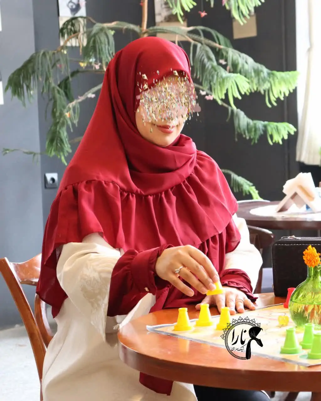 حریرکرپ زرشکی پرکاربرد☺️
