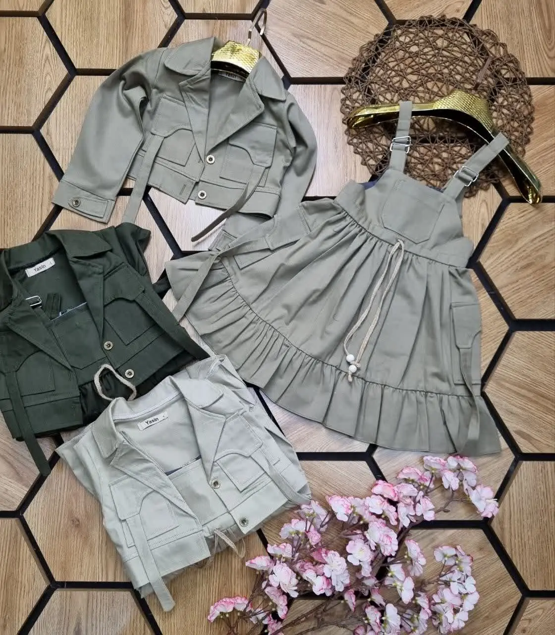 🌹کت سارافون سگک دار دخترانه👩