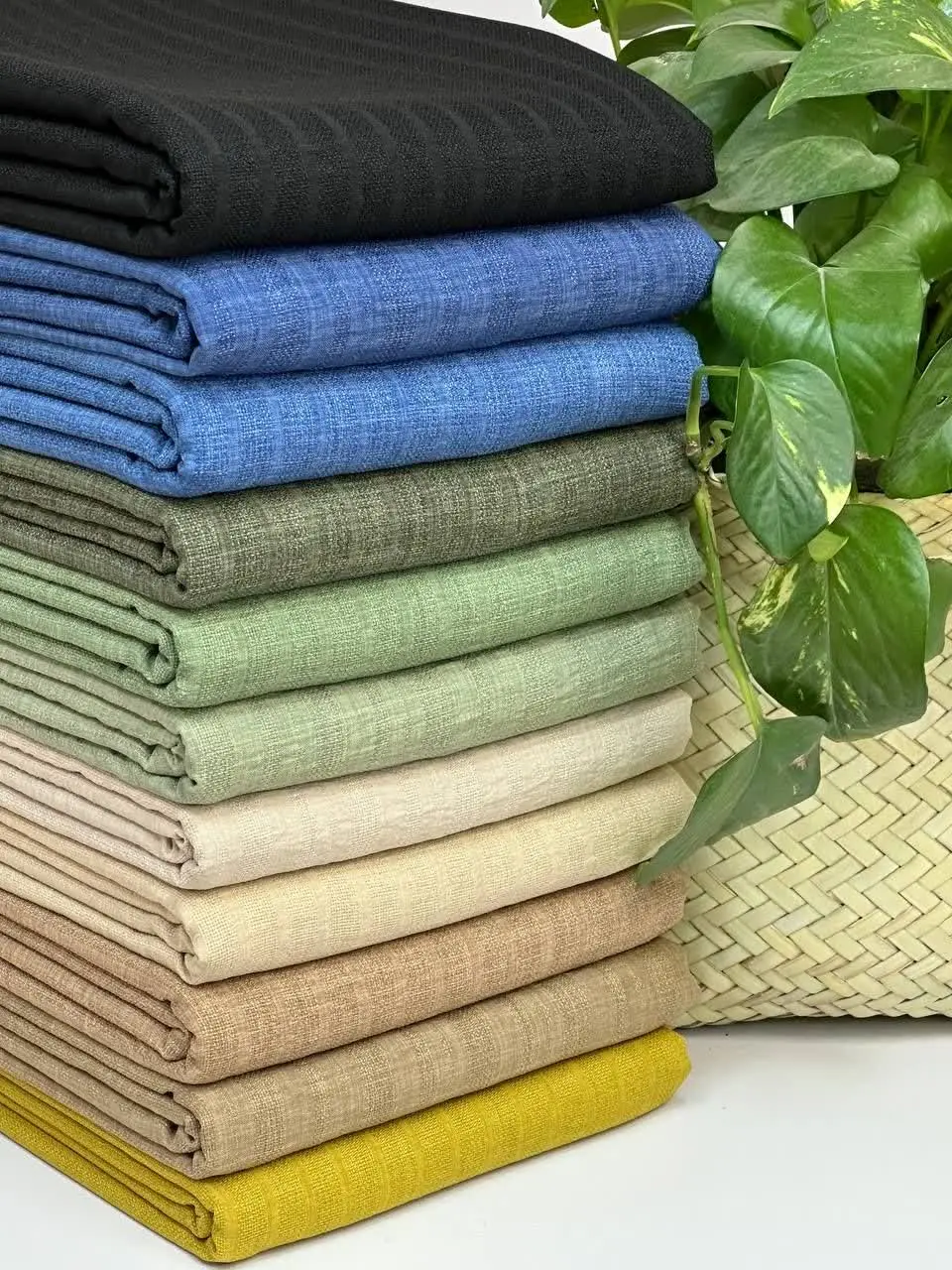 جنس❌ لینن ژاکارد درجه یک 
