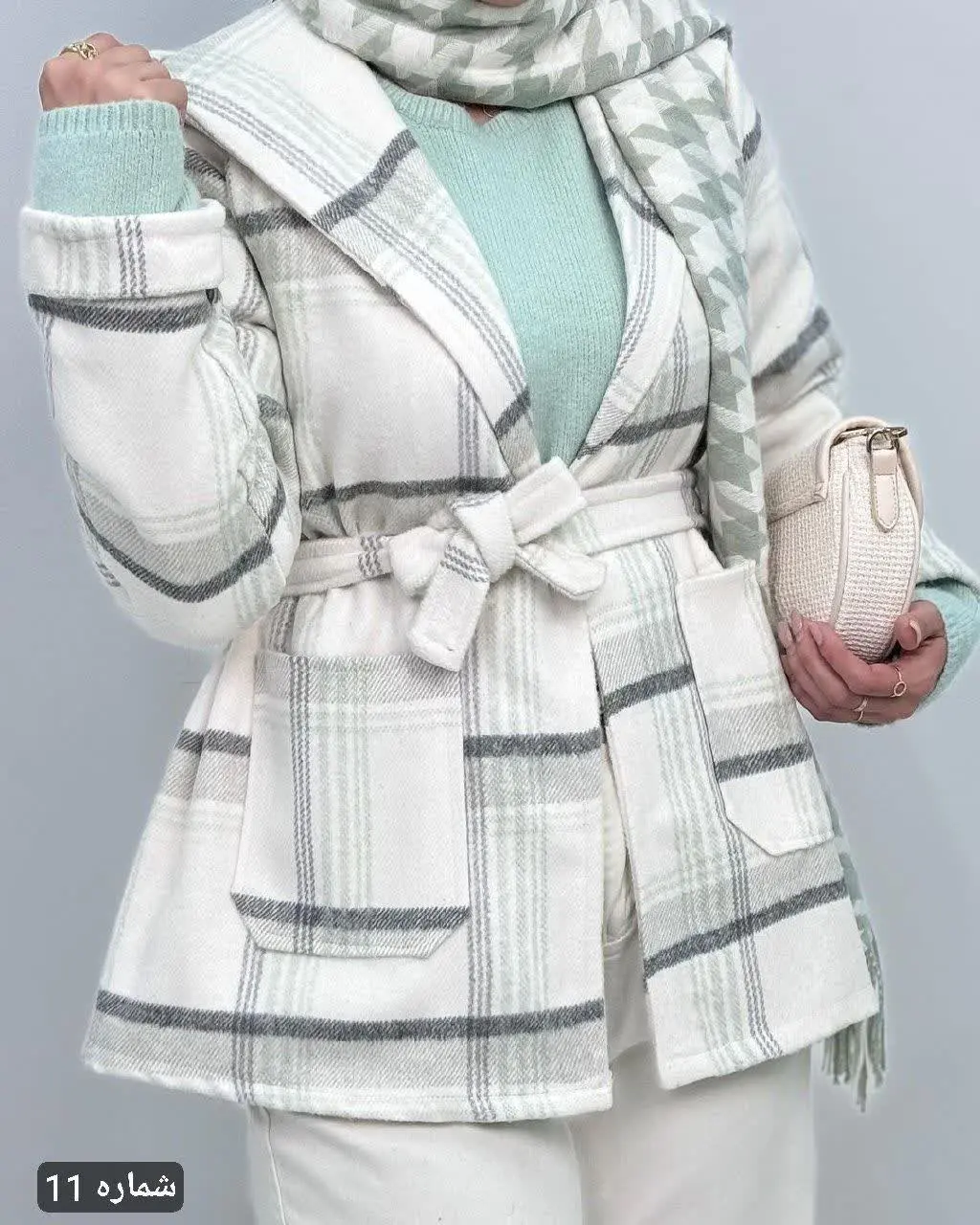 نام: پالتو چهارخونه برمیشه
