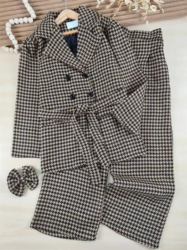 کت و شلوار مونا🧥🧶