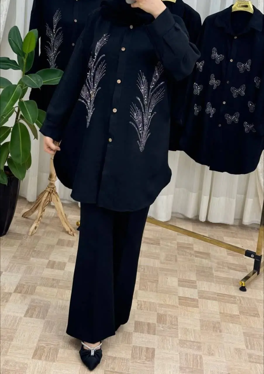 ⭕نام: مانتو نگین دار 
