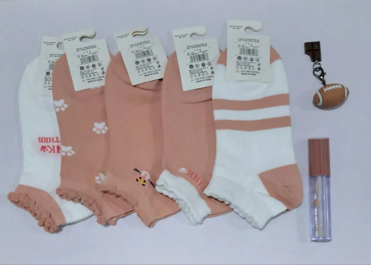 #جوراب_پلنگ صورتی
