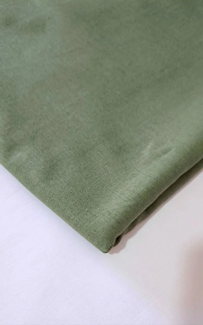 پارچه‌ی لینن (رنگ سبز) 
