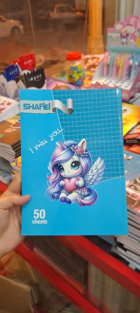 ✅️دفتر شطرنجی ۵۰ برگ 😍