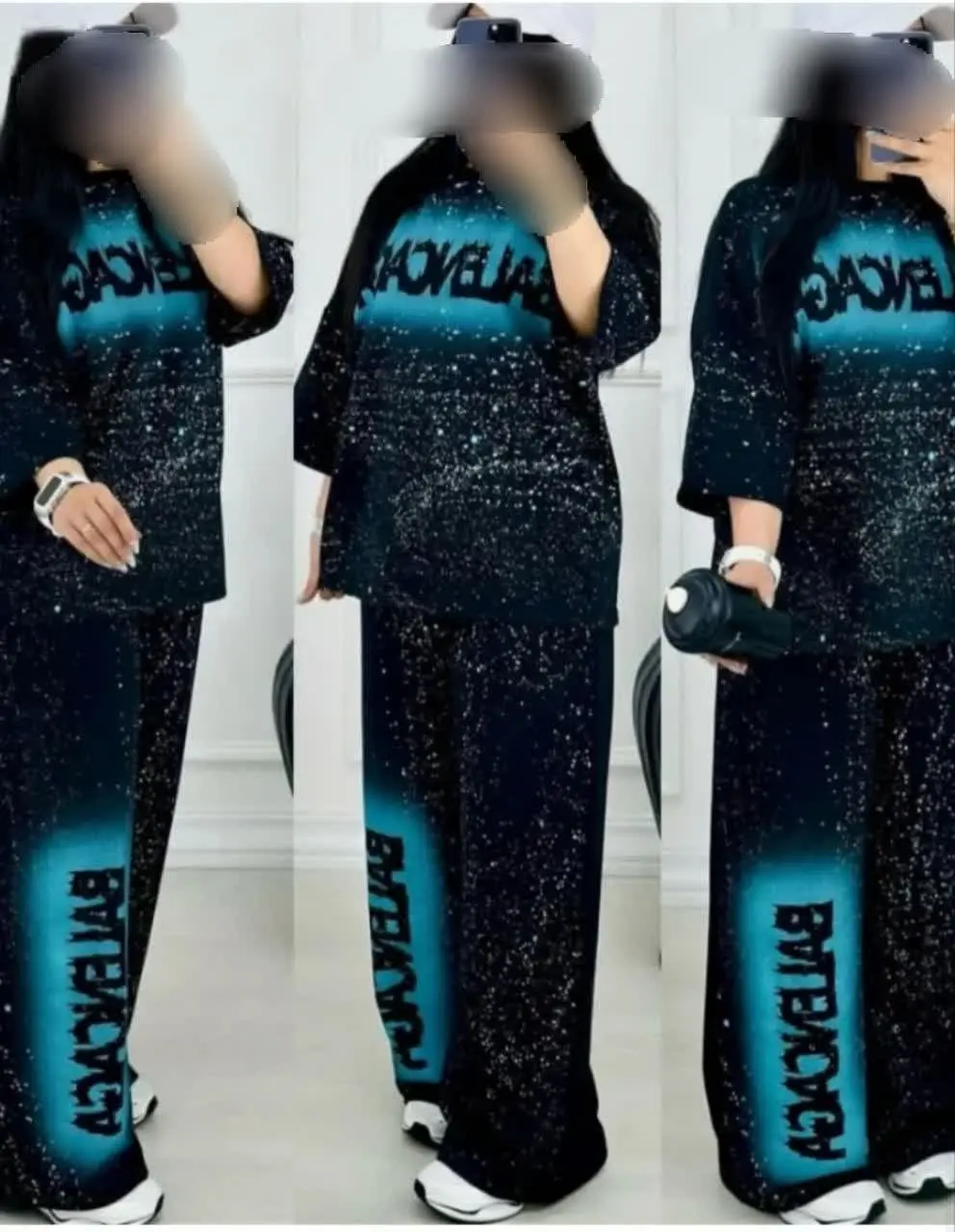 ست تیشرت شلوار بالنسیاگا که...