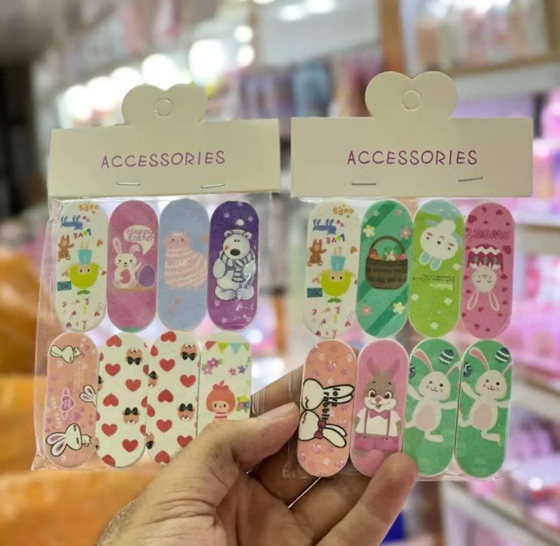 پک ۸ عددی سوهان ناخن فانتزی...