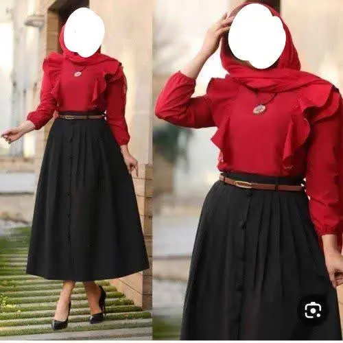 ست شومیر و دامن مدل بهاران🍉...