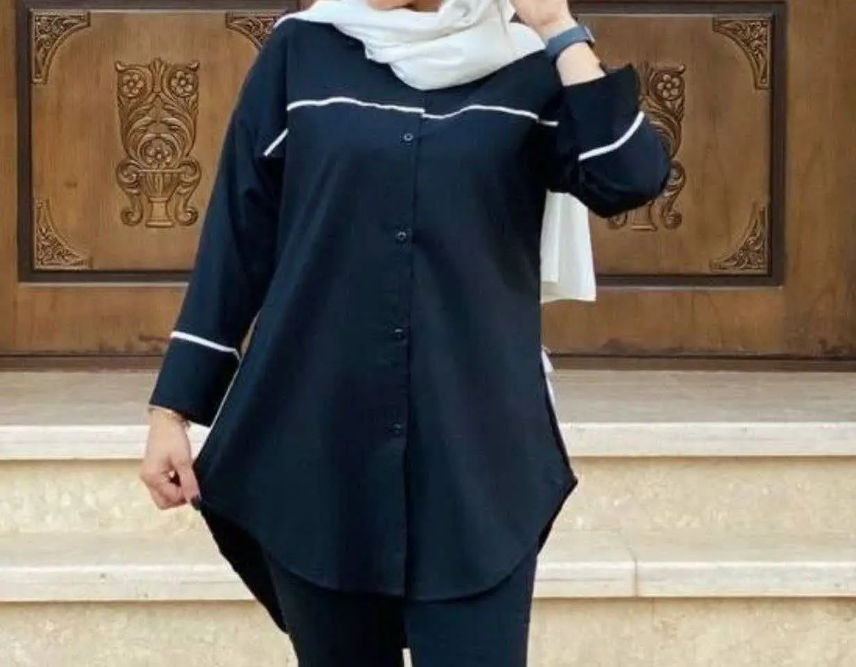 ❤️نام: مانتو مدل آنالیزا🏴 ((ویژه محرم)) 🏴
