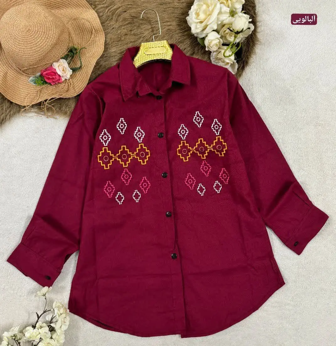 نام: مانتو لنین گلدوزی 
