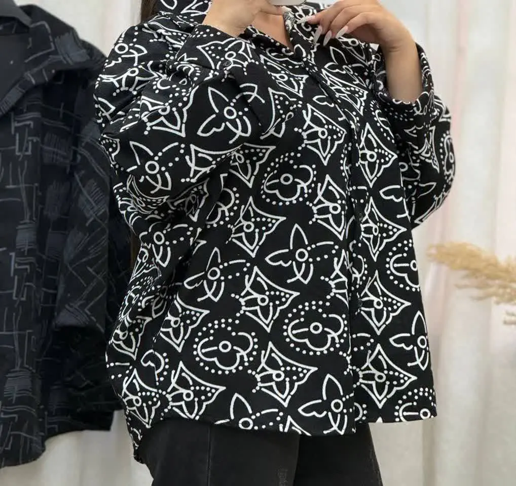 شومیز کیمونو گل تن