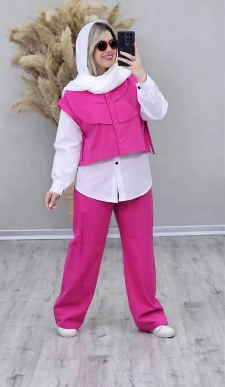 پشت شلوار کش دارد🟣