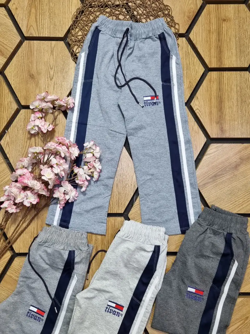 👖شلوار بگ ملانژ پسرانه👦