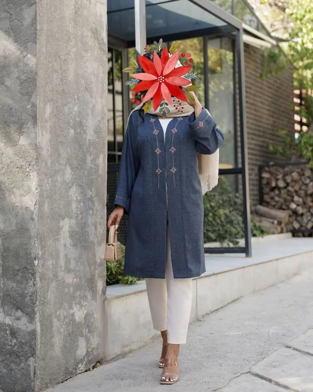 👗 مانتو گلدوزی مدل گلناز
