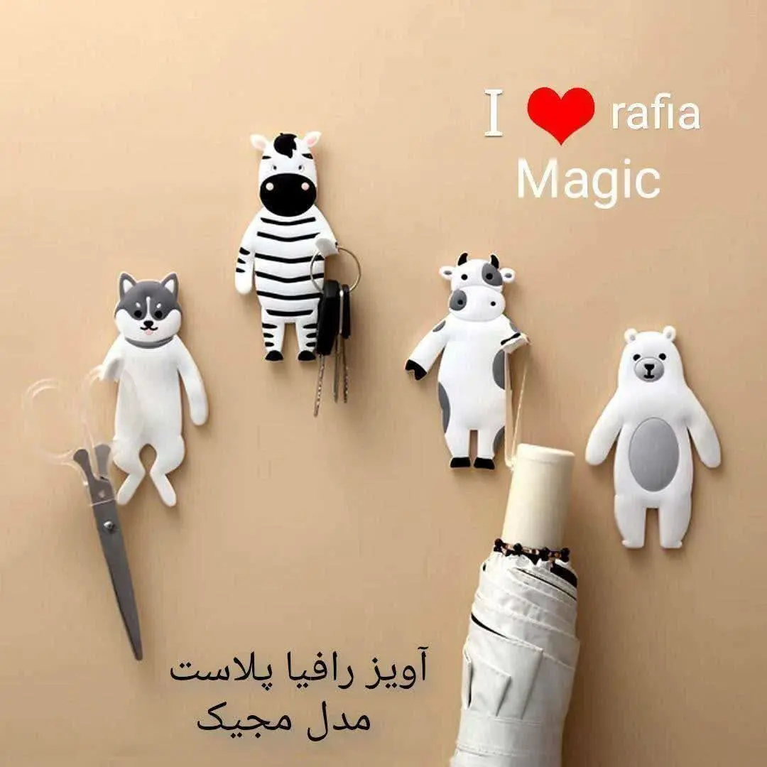 پشت آن چسب دارد که به سطح چ...