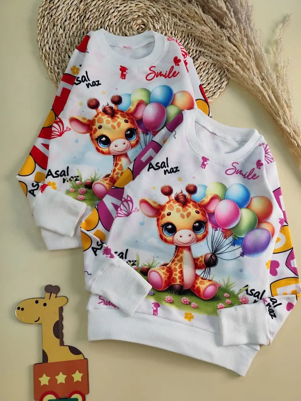 بلوز تک زرافه فانی (فینگردار) 
