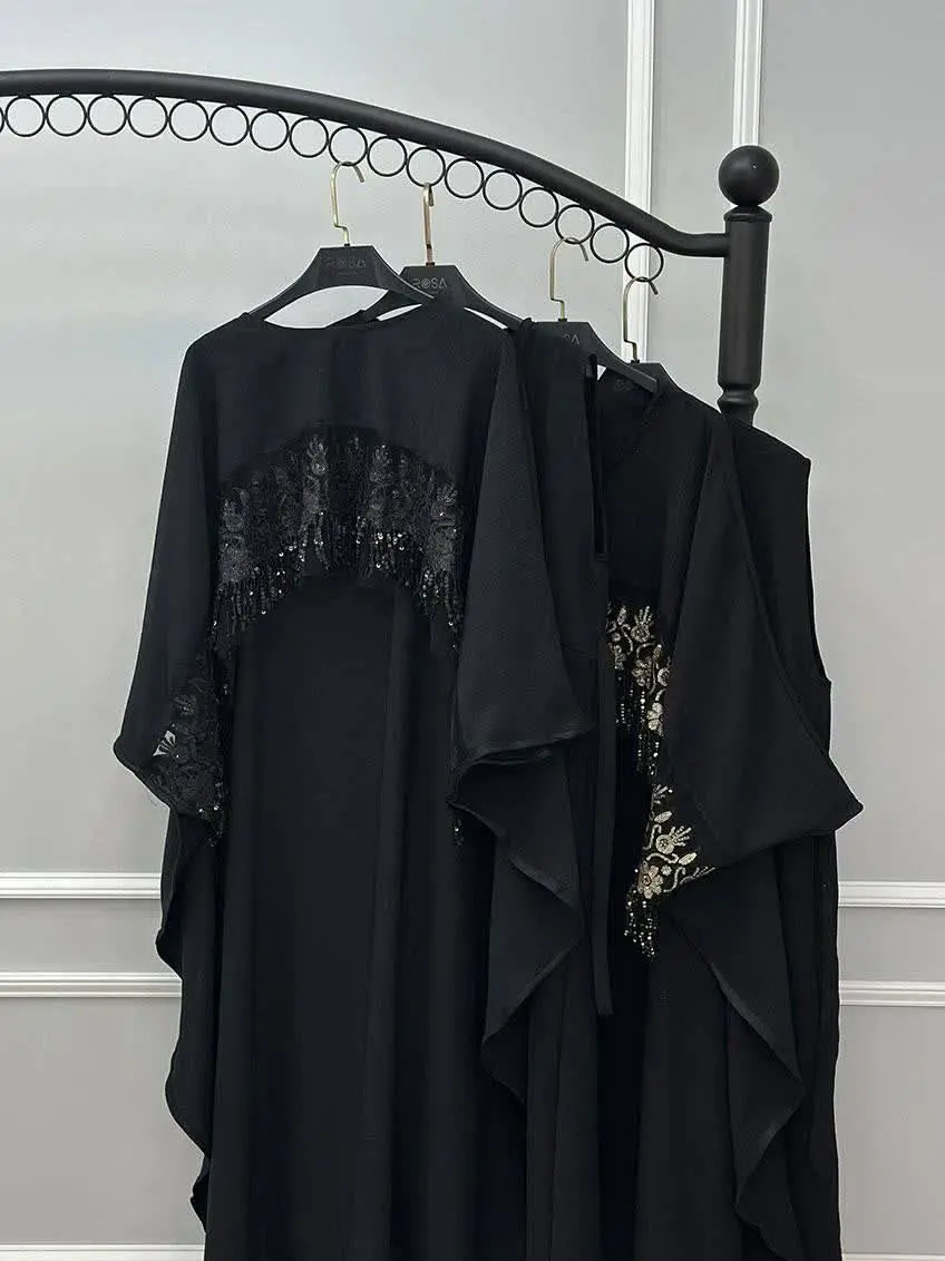 🧿ست دوتیکه سارافون و رویه پولک دوزی
