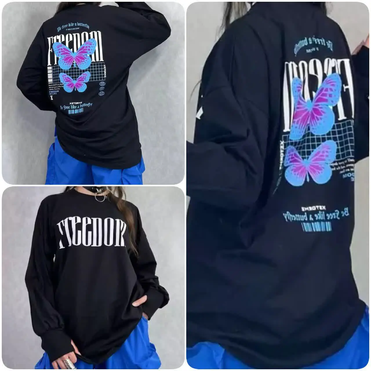 ❤️نام: بلوز فینگردار مدل پروانه
