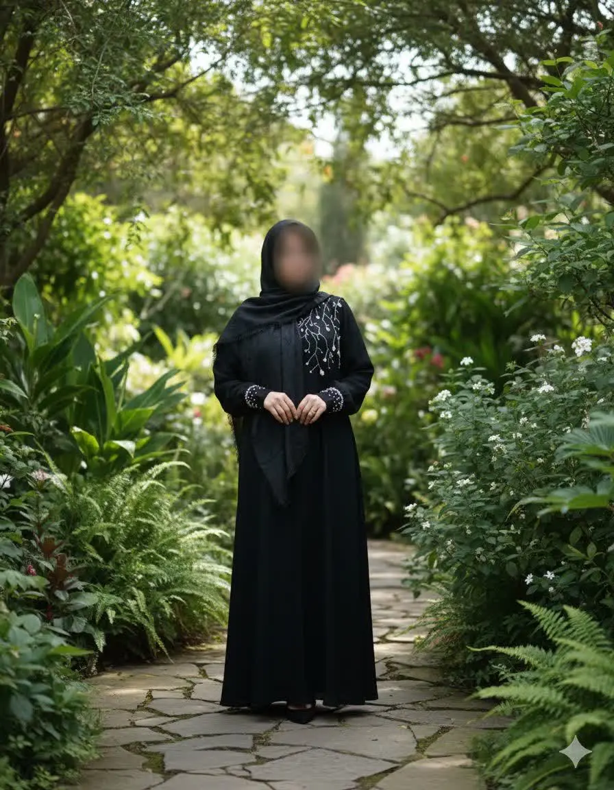 ✅مانتوی جواهردوزی شده یکار...