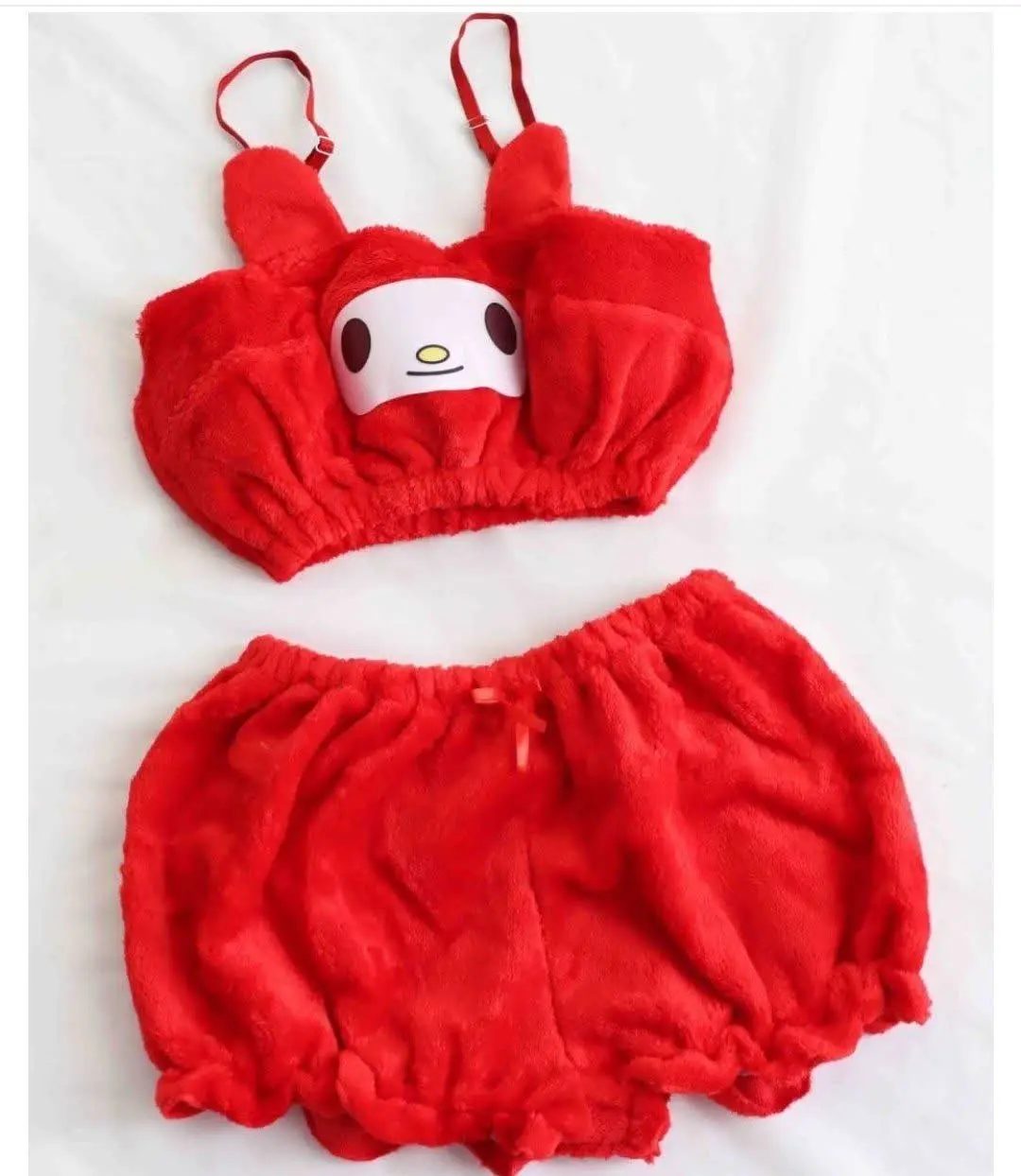 ست نیم تنه شلوارک تدی😍😍
