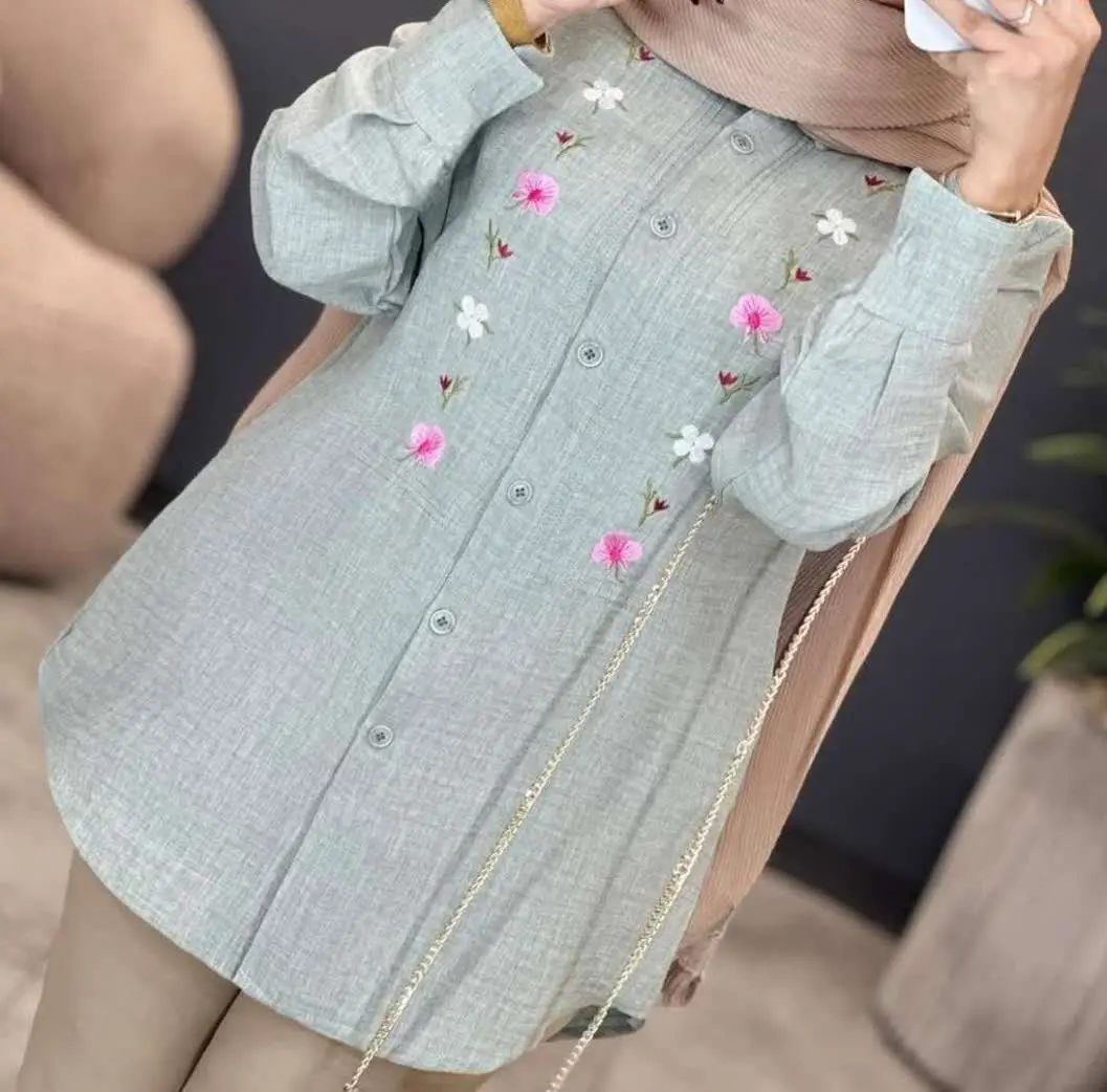 شومیز مانتویی شبدر