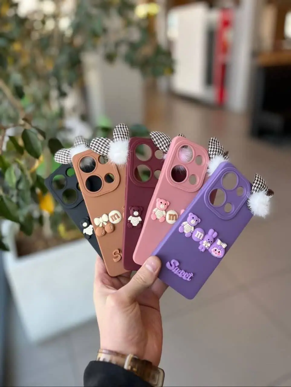 قاب عروسکی سوئیت در پنج تم رنگی مختلف مخصوص انواع #سامسونگ #شیائومی و #هواوی
