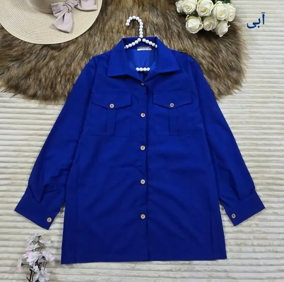 شومیز مانتویی گندم