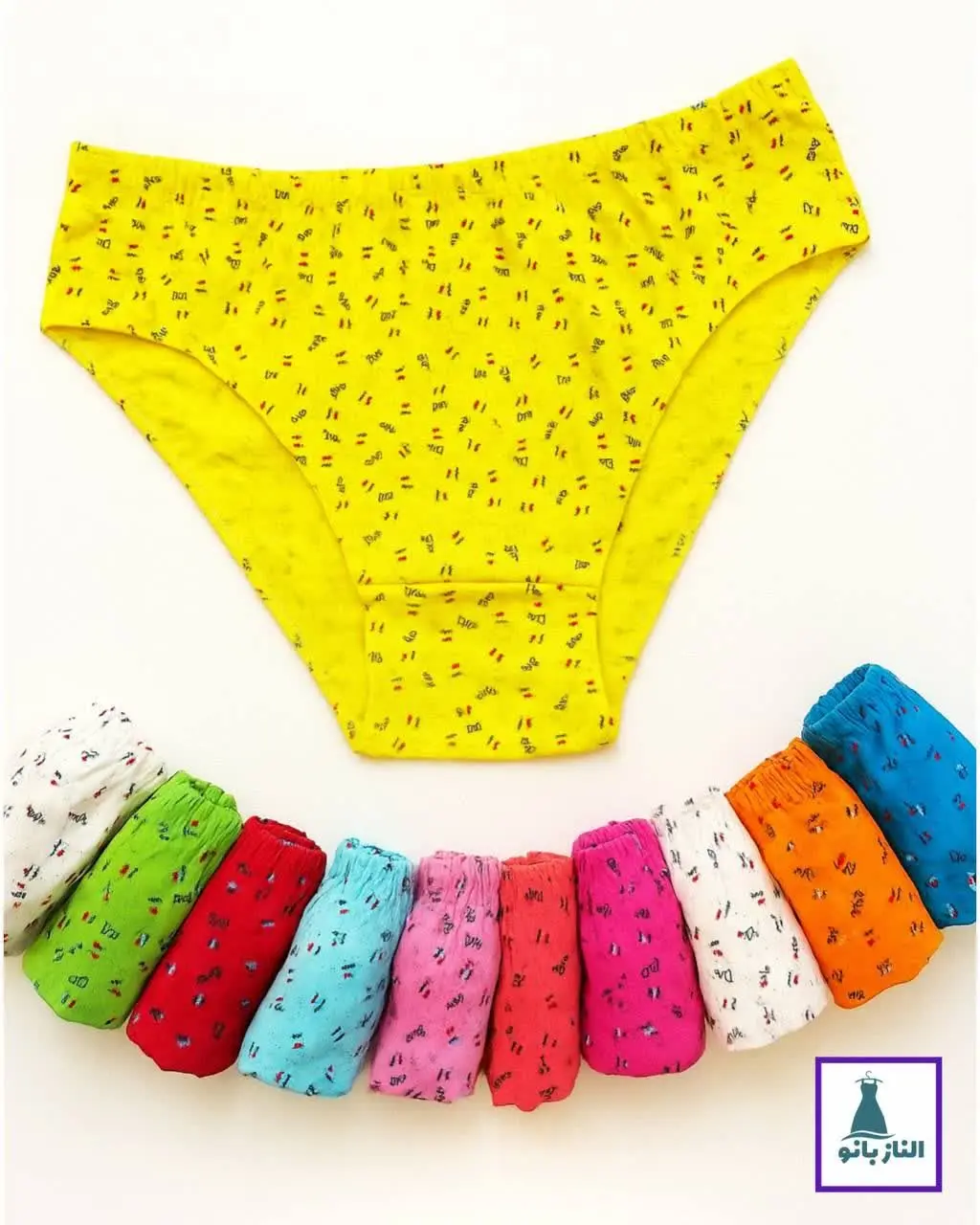 پک شش عددی شورت نخی طرح شکو...