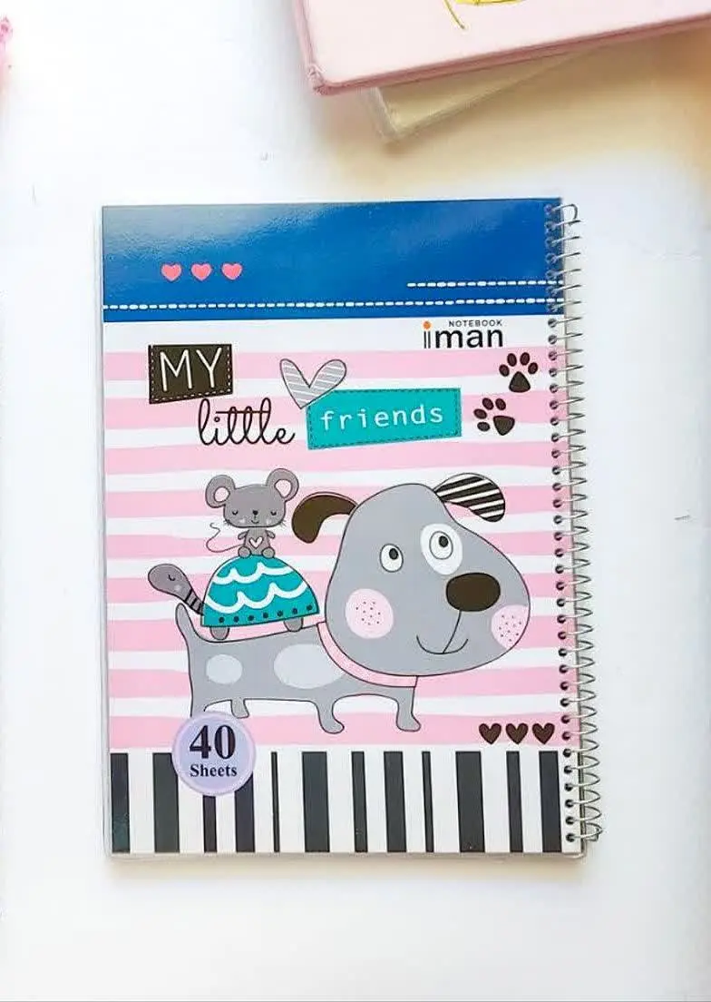 دفتر خطدار مجلد ۴۰ برگ