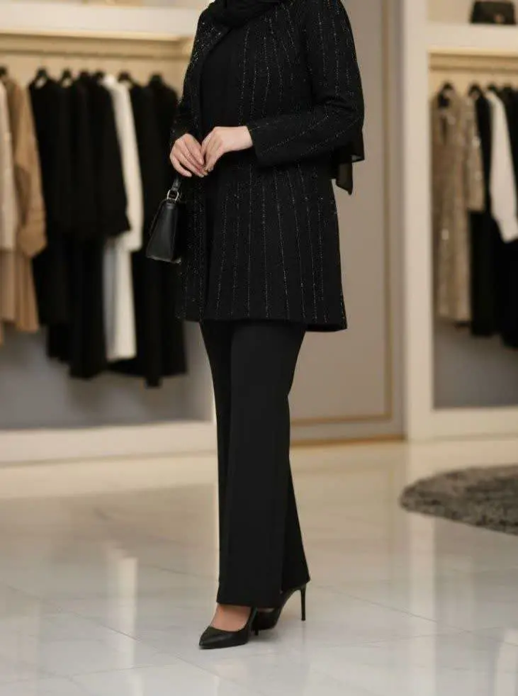 👚نام: مانتو کتی مجلسی الماس