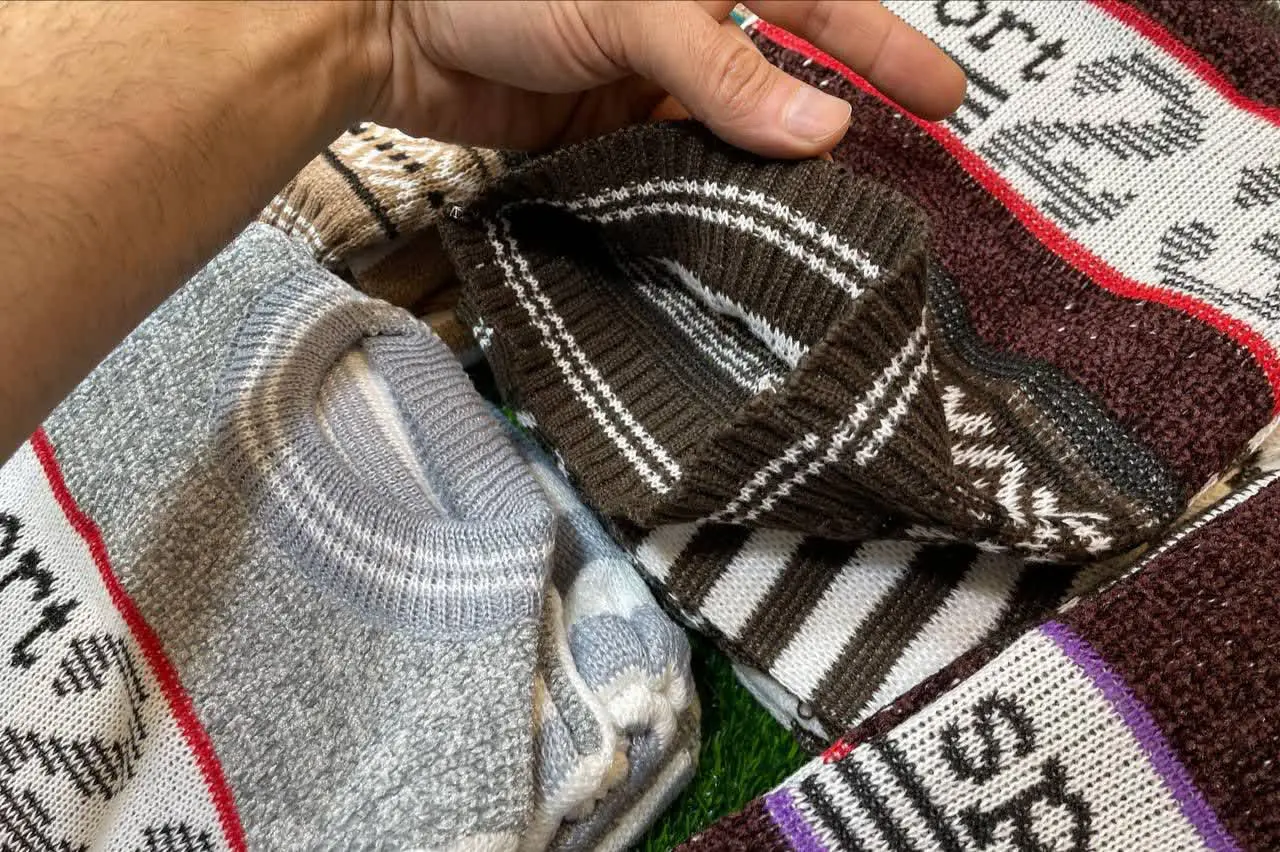 #بافت دوتیکه #بلوز شلوار (ردیف ٢٣٩١) 
