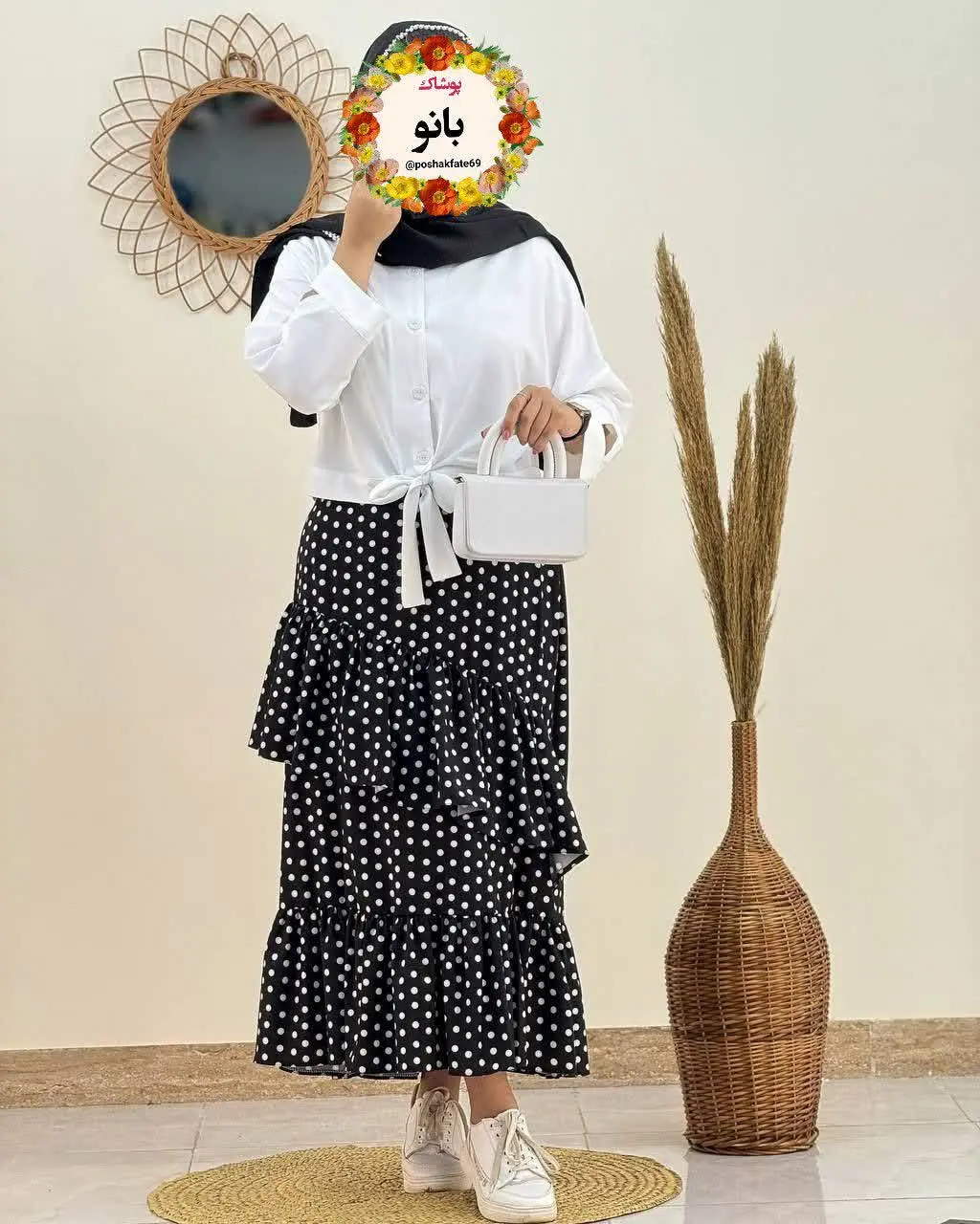 👚نام: ست شومیز دامن فلورا
