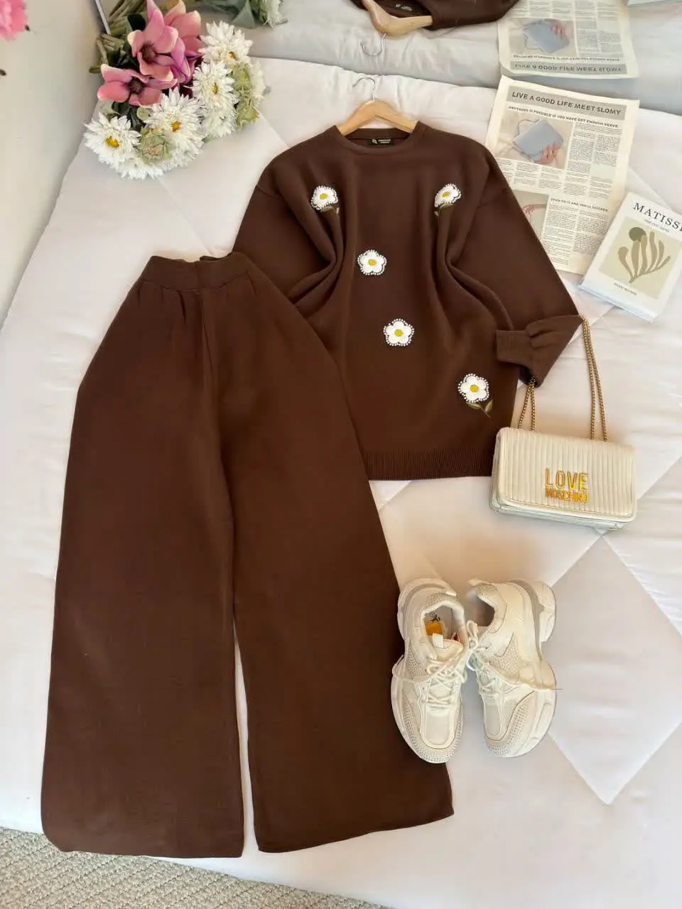 ست بهار مدل گلدوزی