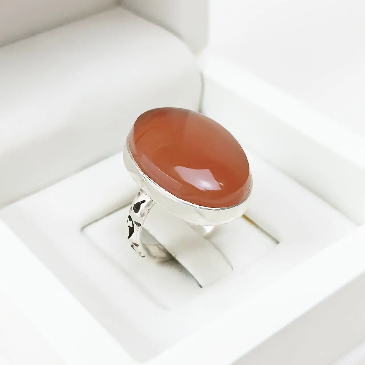 انگشتر نقره مردانه قلمکاری شده