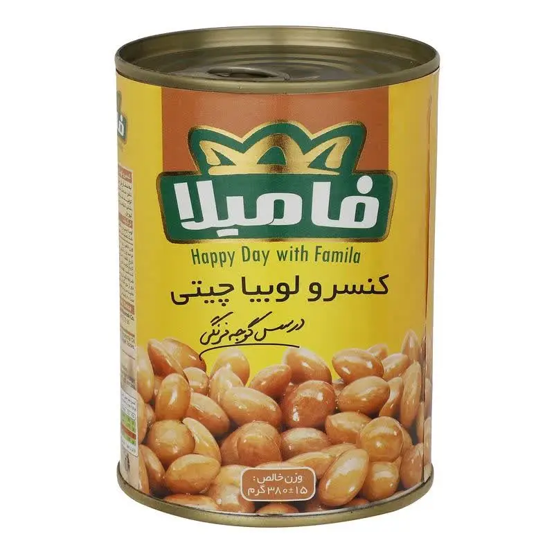 💥فامیلا کنسرو لوبیا چیتی💥