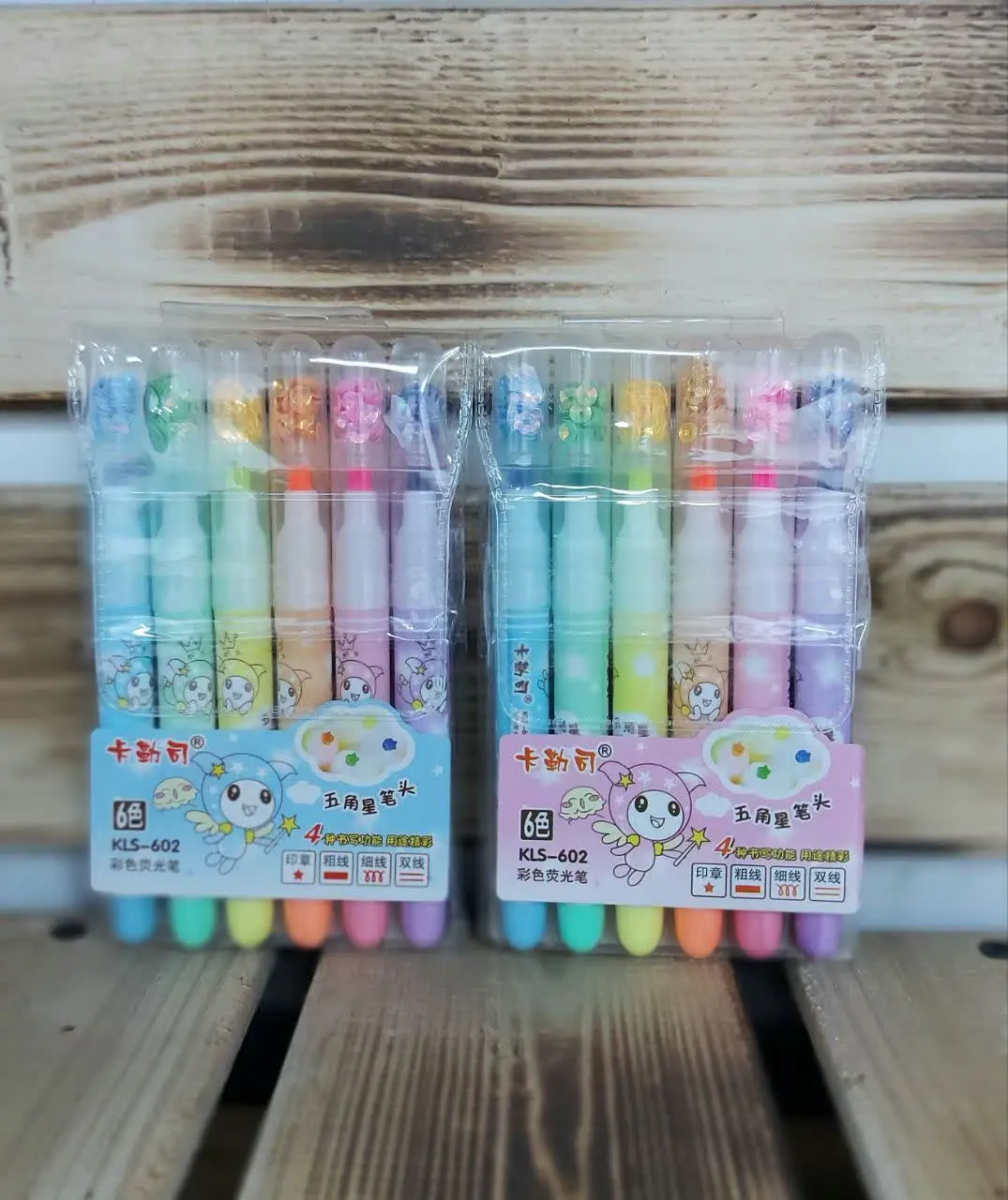 ماژیک ۶ رنگ پولکی
