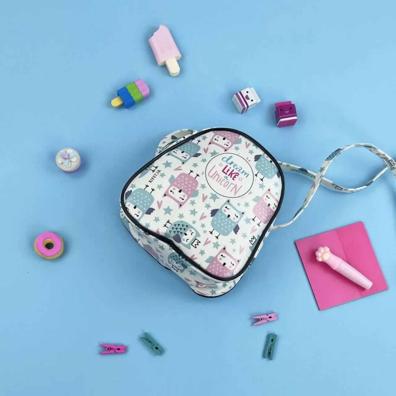 این کیفای گوگولی هم مناسب کوچولوهای شماست🥰🌺
